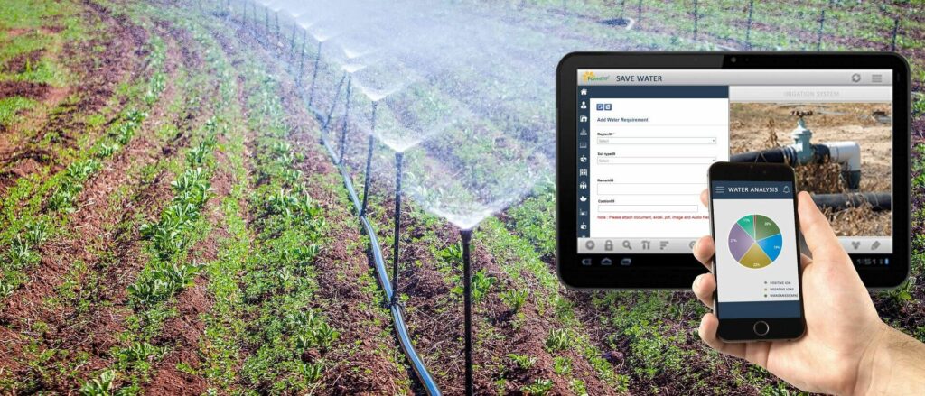 Save water using FarmERP platform