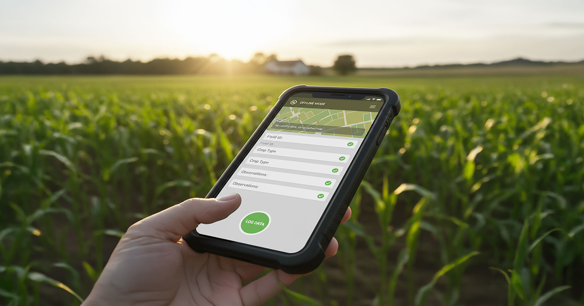 How Offline Data Capture Enables Reliable Farm Operations in Remote Areas